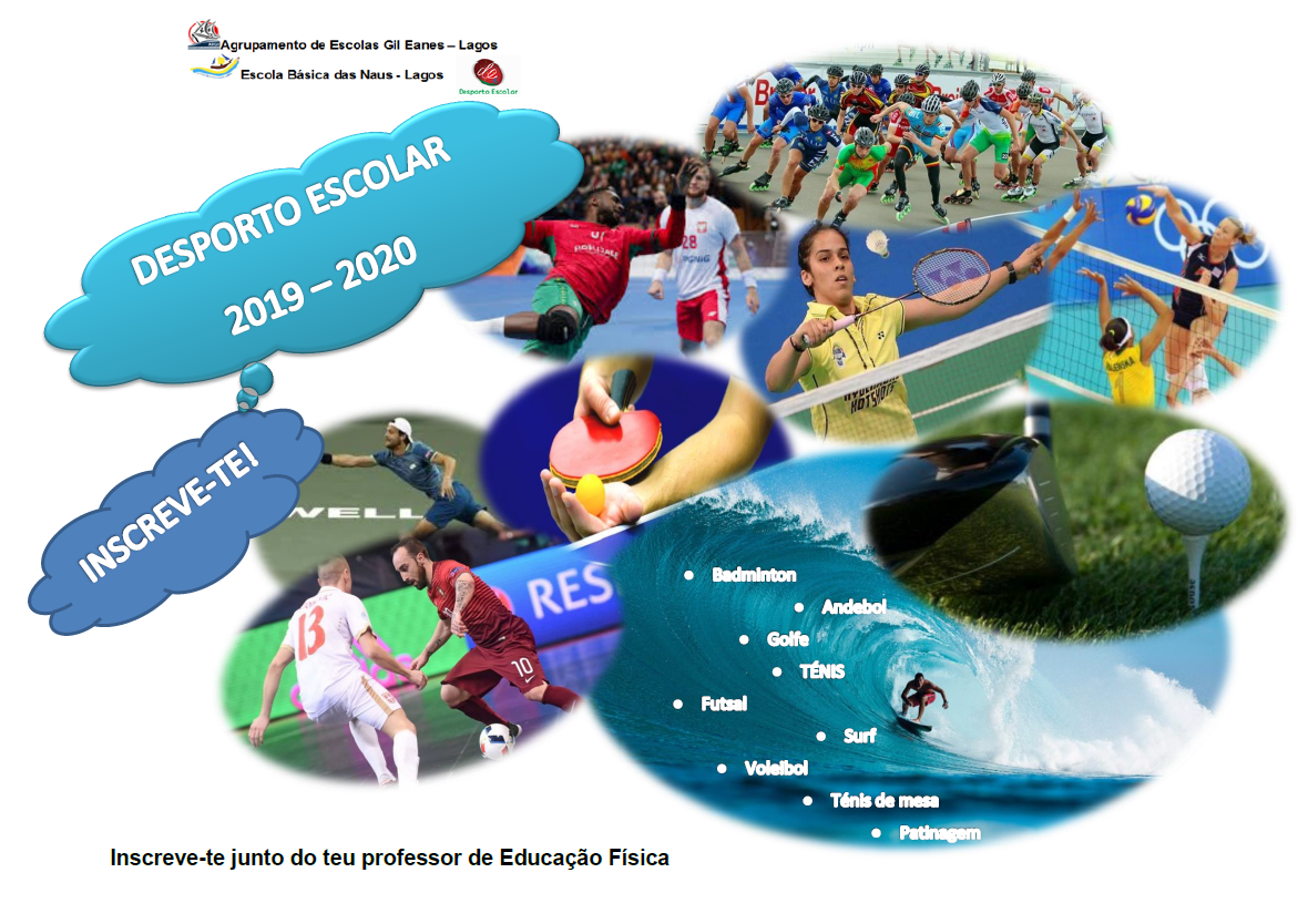 Cartaz desporto escolar 2019 2020
